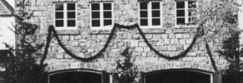 Einweihung des neuen Feuerwehrhauses (Spritzenhaus) 1949