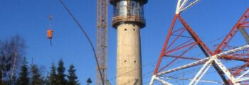 Bau des neuen Fernsehturms