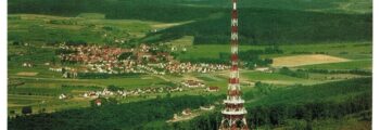 Errichtung Fernsehturm (Stahlgitterturm)
