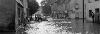 Nethe tritt über die Ufer (Hochwasser)